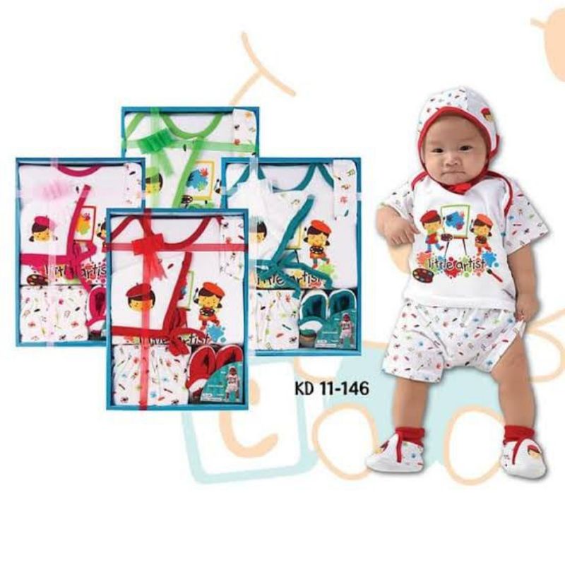 GIFT SET-BAJU BAYI SET KIDDY PANDA-PAKET KOMPLIT KADO BAYI-BABY SET KIDDY PANDA-KADO BAYI KOMPLIT MURAH