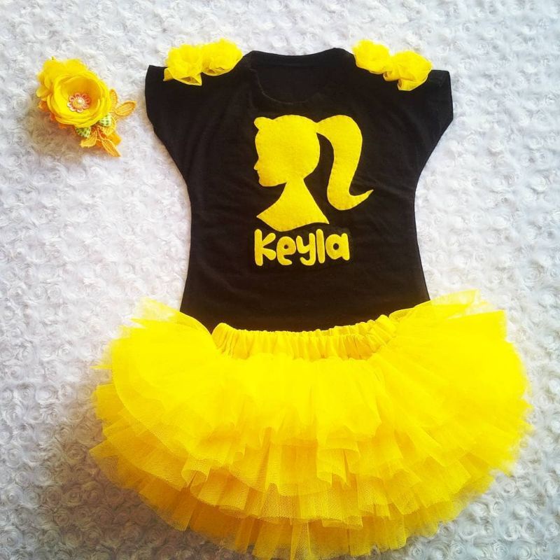 (DK) SETELAN BAYI & ANAK SETELAN ANAK CEWEK LUCU BAJU ANAK PEREMPUAN SET TUTU ANAK ROK MEKAR GRATIS 