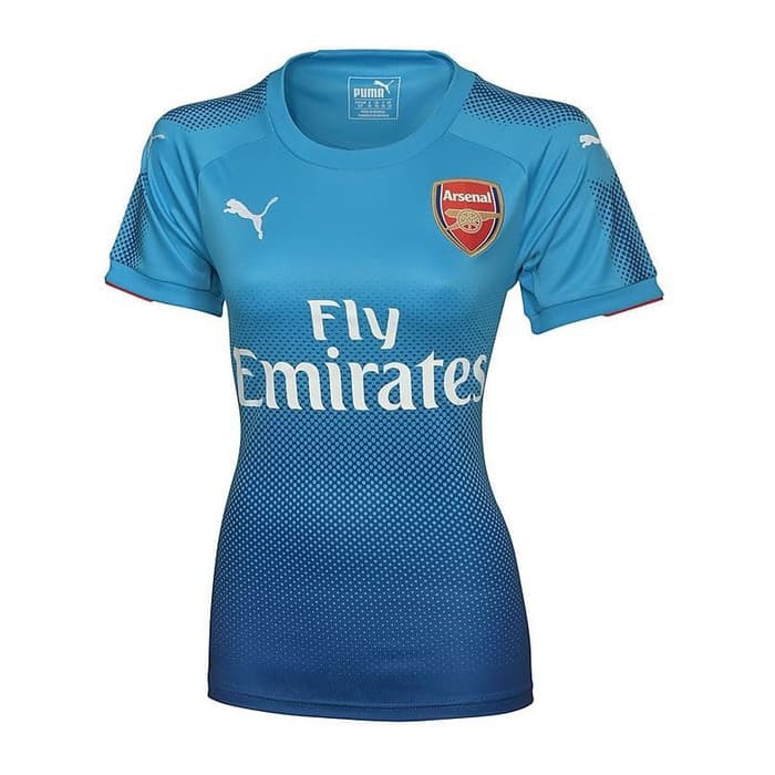 Diskon Jersey Baju Kaos Arsenal Away Ladies Wanita 17/18 Grade Ori Futsal |