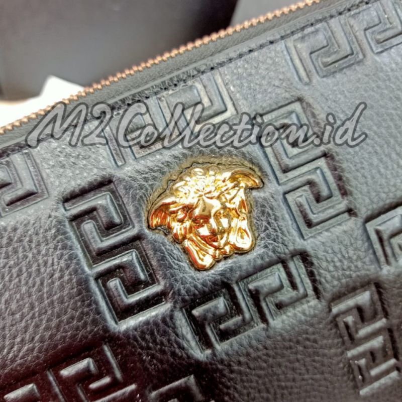 Handbag Versace Kunci Kode LEATHER Clutch Tas Tangan Kulit Asli Premium Quality