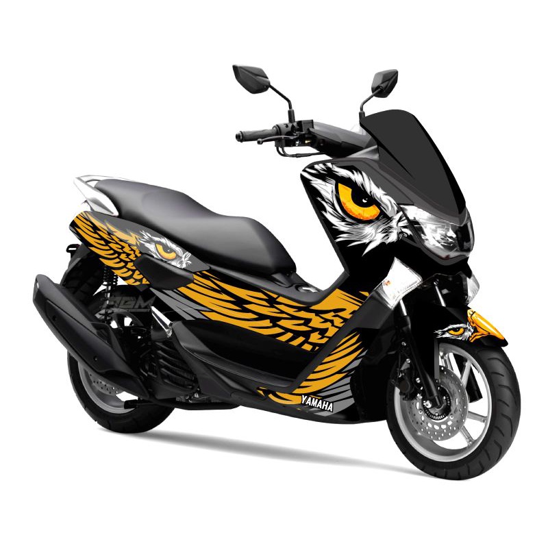 decal nmax  motif elang + visor