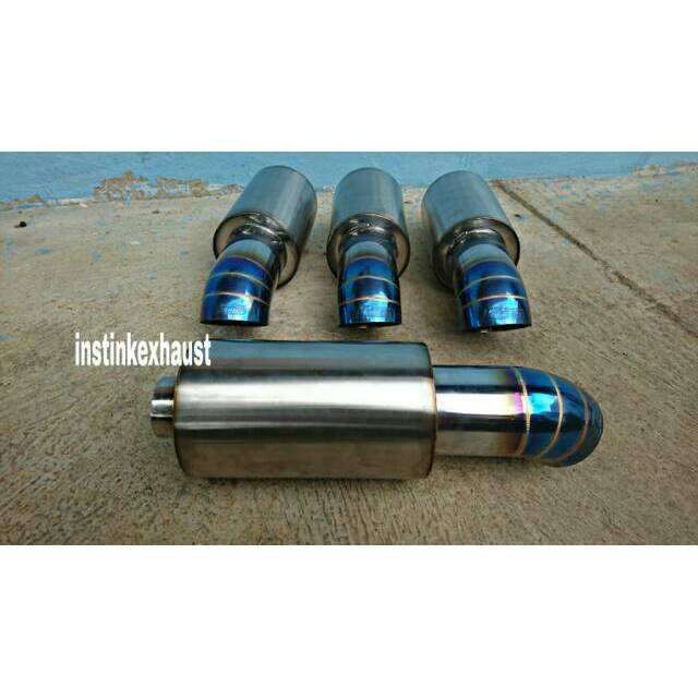 Knalpot JS Racing Biru knalpot JS Racing Pelangi knalpot JS Racing Stainless Knalpot Bass Knalpot Su