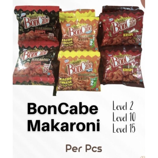 

[ PER PCS ] Boncabe Makaroni level 2 / 10 / 15