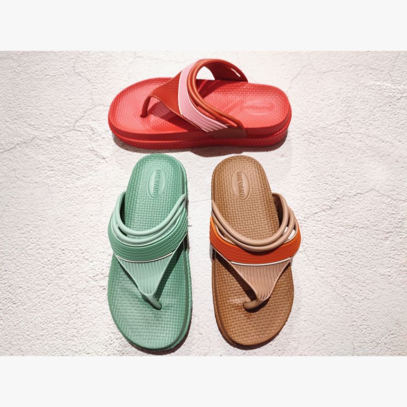 sandal jepit anak perempuan shevano karet model tali dua
