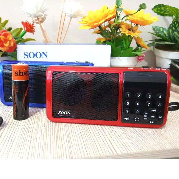 Speaker Al Quran 16Gb Fleco N520 Radio AM FM Digital Rodja