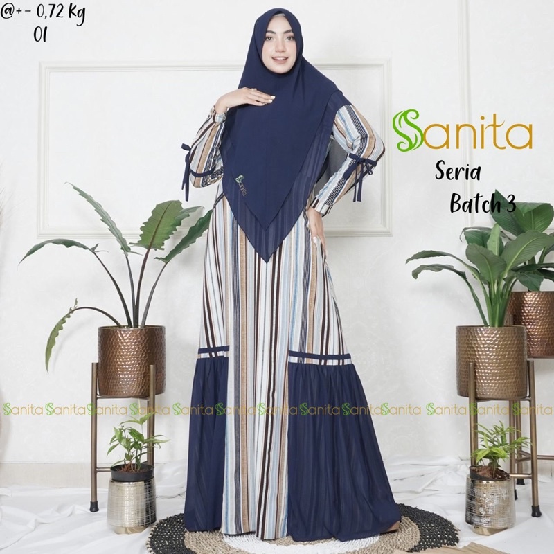 SERIA batch 3 set syari by SANITA