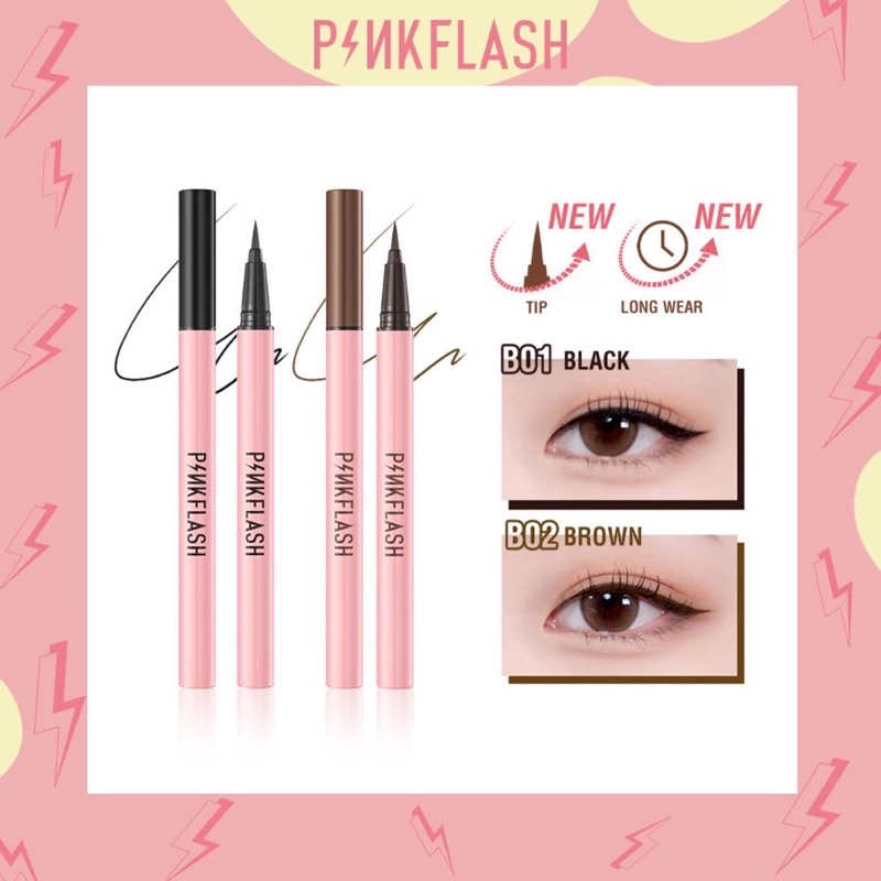 PINKFLASH Waterproof Easy Eyeliner | PinkFlash Eyeliner | EYELINER