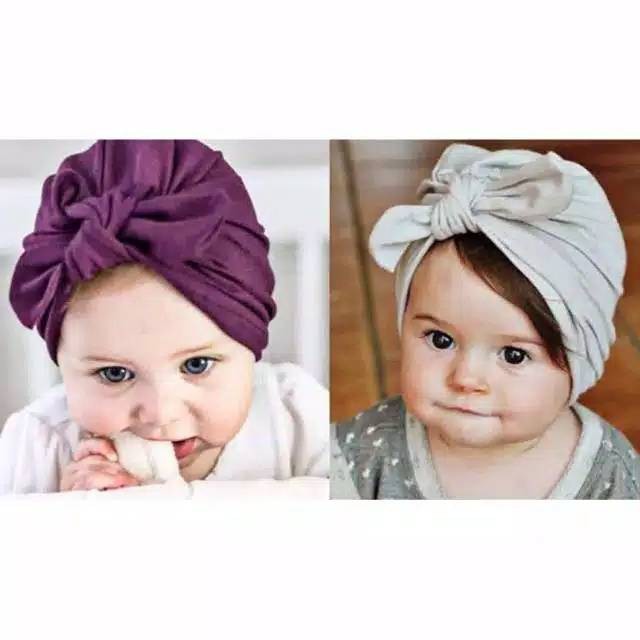 TURBAN ANAK IKAT BABY / TURBAN KELINCI 0-3 TH ALL SIZE PREMIUM