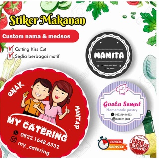 Jual Stiker Bulat Stiker Kemasan Makanan Label Makanan Label Minuman Stiker Promosi