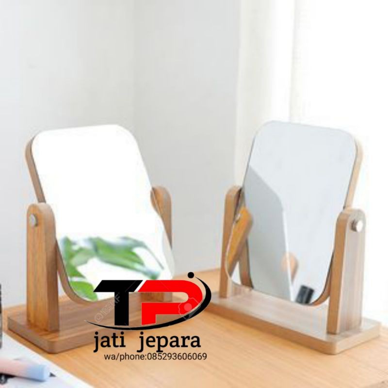 cermin jati minimalis