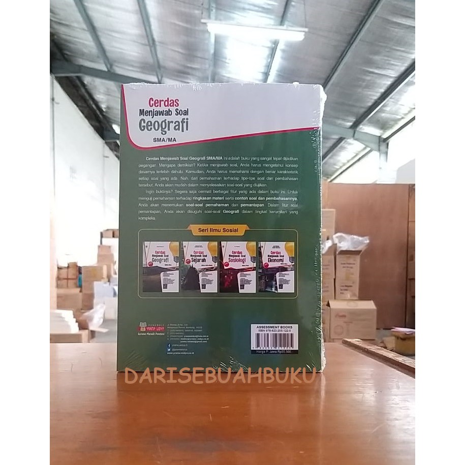 Buku Cerdas Menjawab Soal GEOGRAFI SMA/MA - dengan SOAL HOTS - Yrama Widya-1
