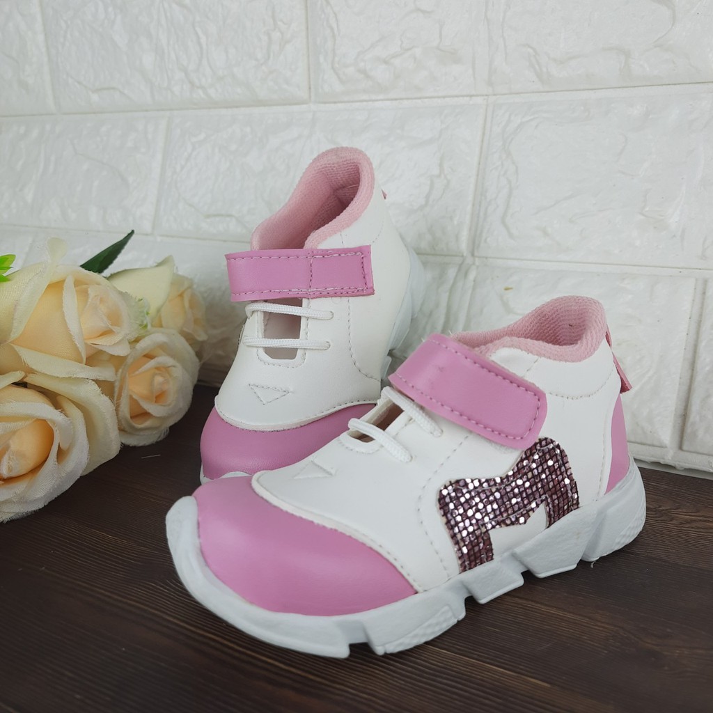 [TAMAN SEPATUKU] SEPATU TRENDY MURAH SNEAKER M TOSCA DAN PINK ANAK USIA 1-3 TAHUN FAX13