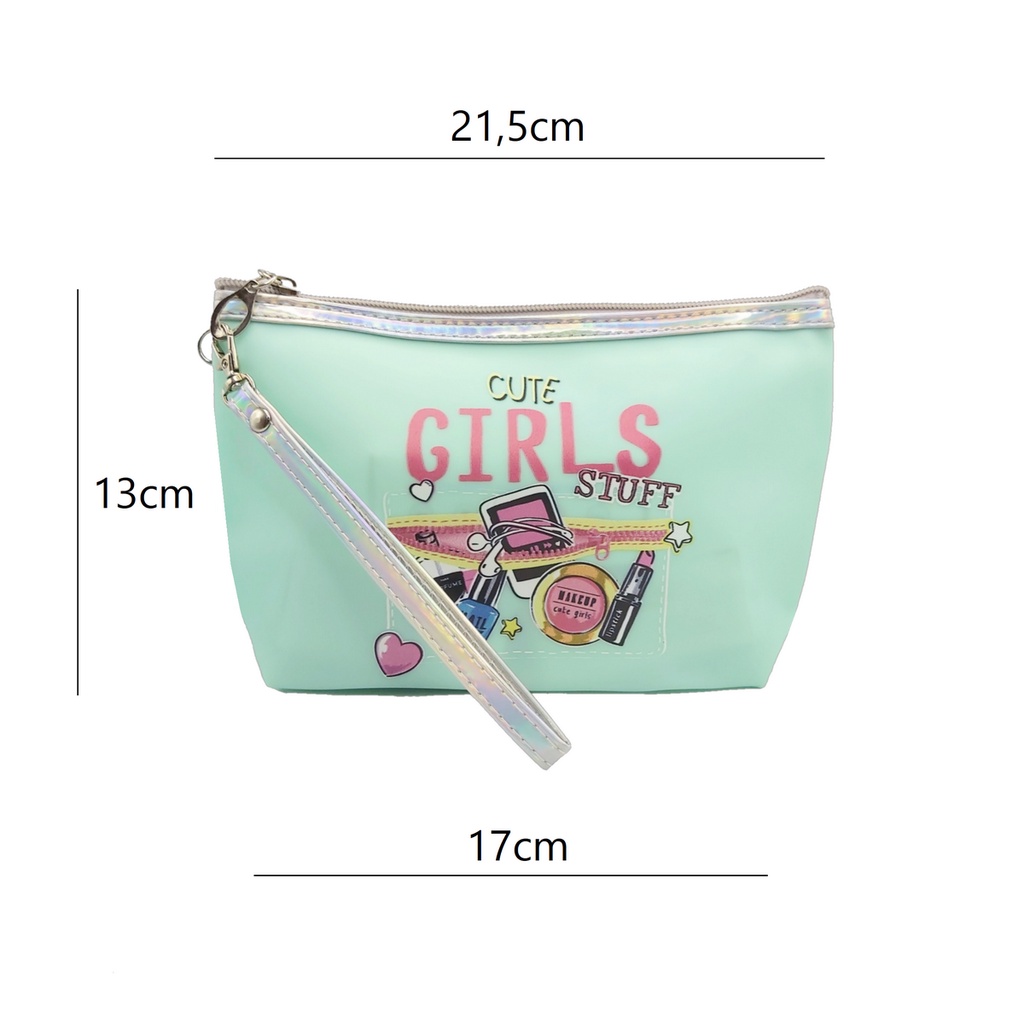 TAS KOSMETIK CUTE GIRL - COSMETIC BAG - COSMETIC POUCH - TAS MAKE UP