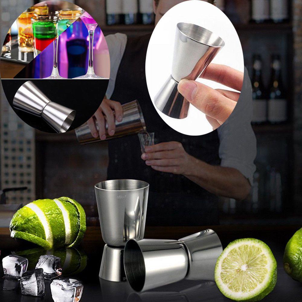 Gelas Ukur Nanas 25/50ml Dual Shot Stainless Steel Gadget Dapur Cocktail Mug