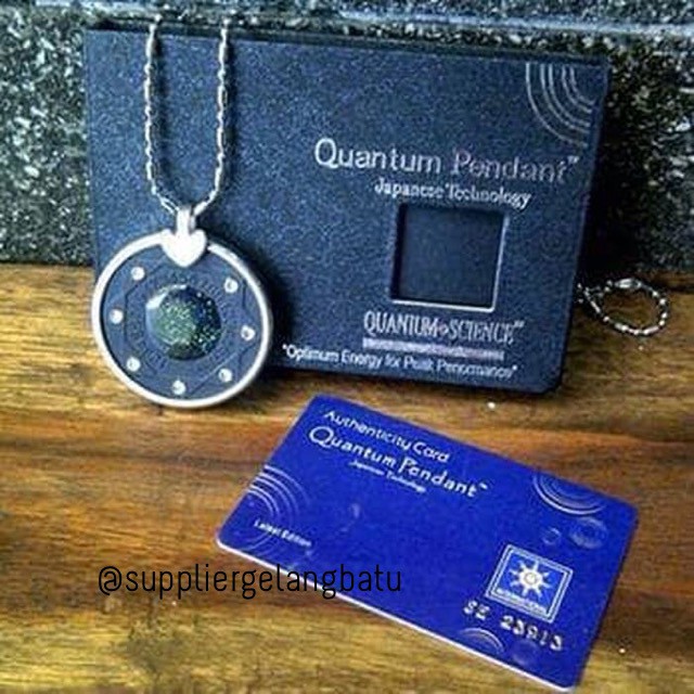 SUPPLIER Kalung quantum Pendant Bio Glass Energy scalar aura science aksesoris luxuries fashionita