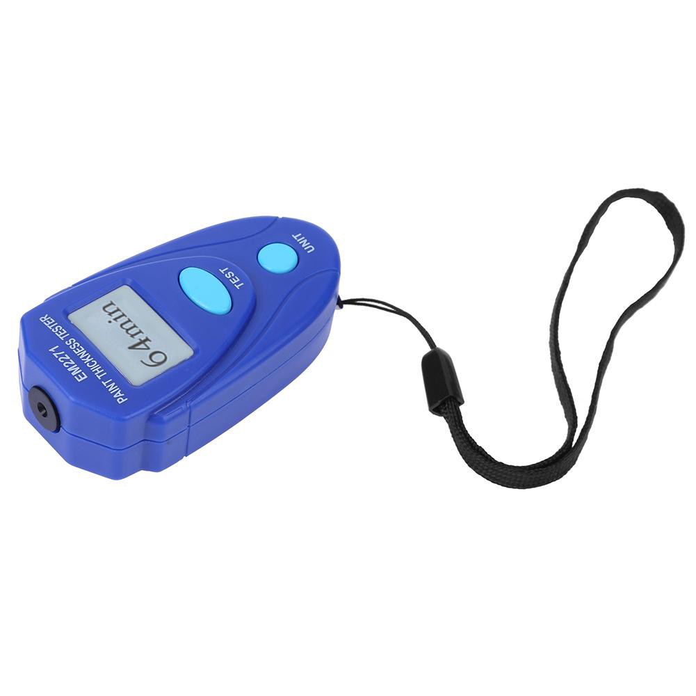 EM2271 Portable Digital Coating Thickness Gauge Car Mini Zinc Paint Thickness Meter Painting Gauge