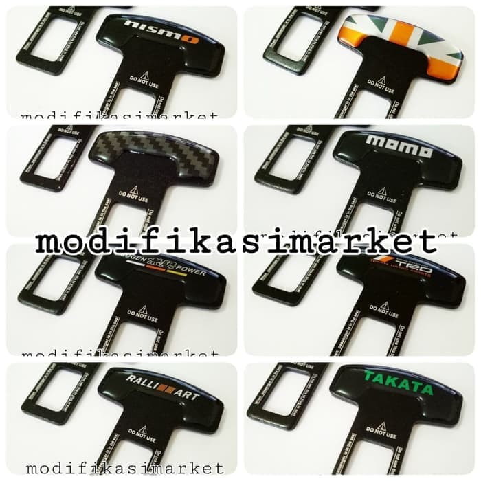 Promo  seat belt buckle alarm buzzer stopper / belt buzzer MOMO universal  Starseller