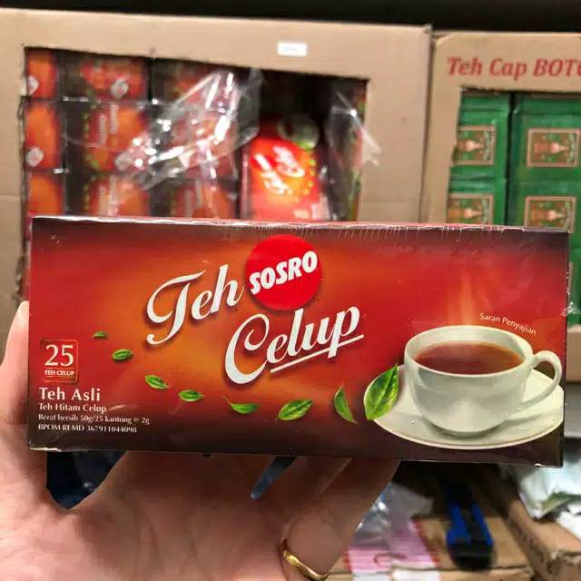

Teh sosro celup isi 25 bag