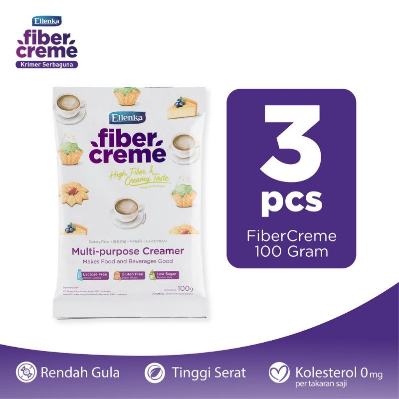 3 Sachet Fibercreme 100 gr