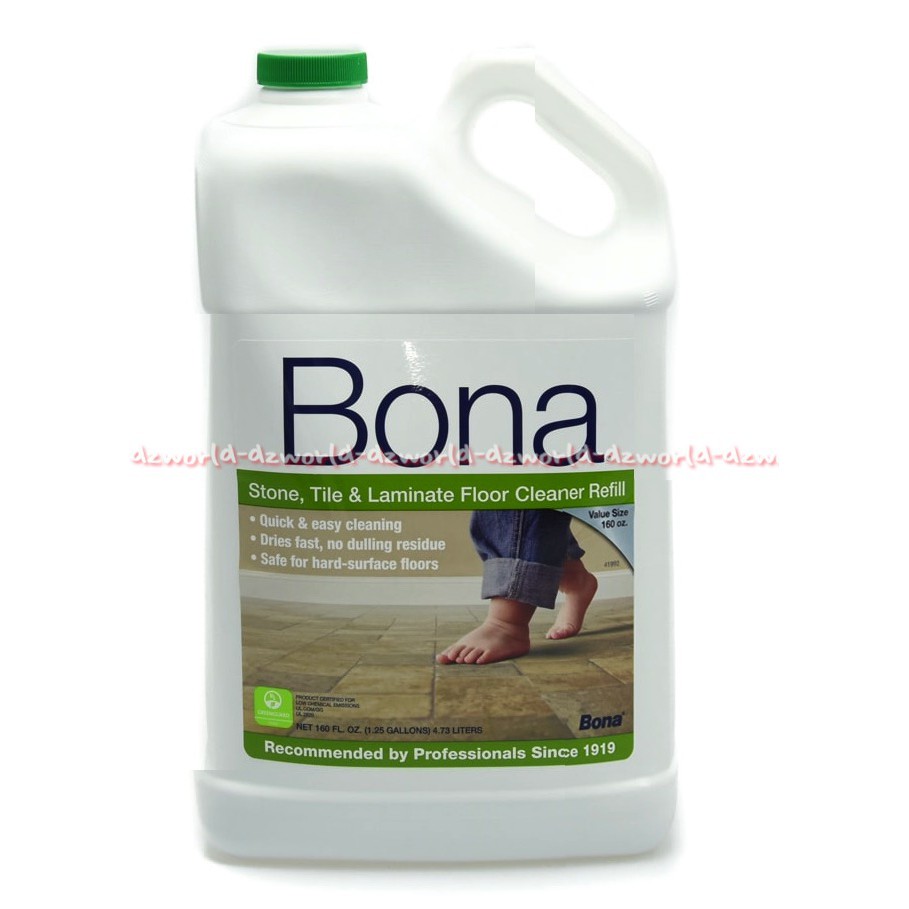 Bona Stone Tile &amp; Laminate Floor Cleaner 4.7L Derigent Cairan Pembersih Pengkilat Mengkilatkan Lantai Lantai Bonna