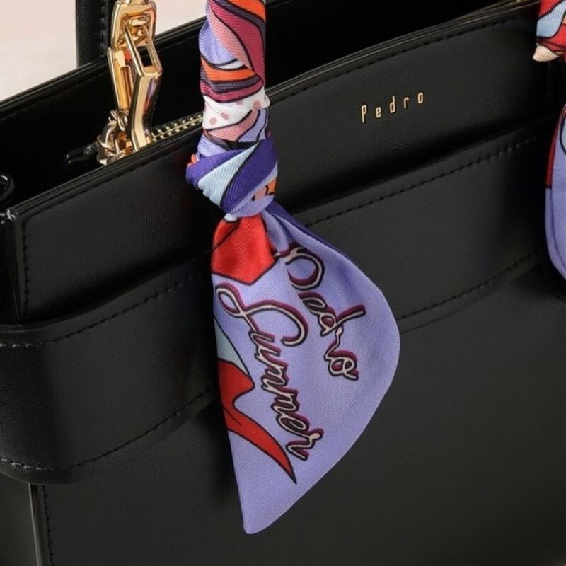 Tas Wanita Pdro Scarf Handle Tote