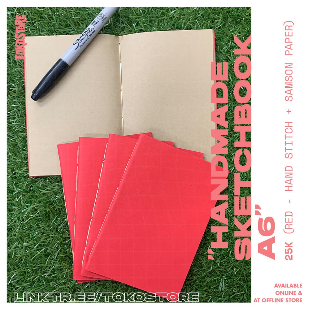 

Tokostore Handmade Sketch Book - A6