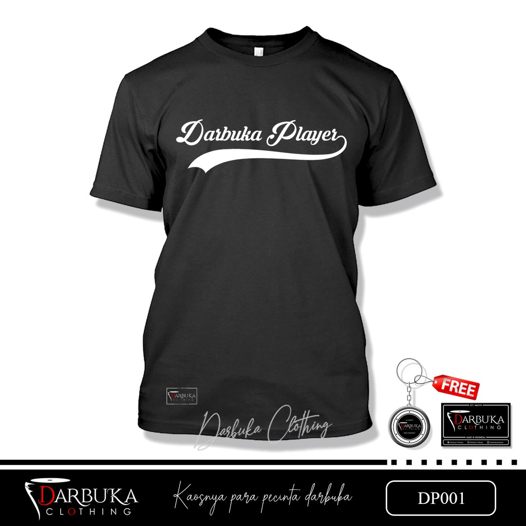 (DP001) KAOS DARBUKA || COD (bayar di tempat) || Darbuka Clothing