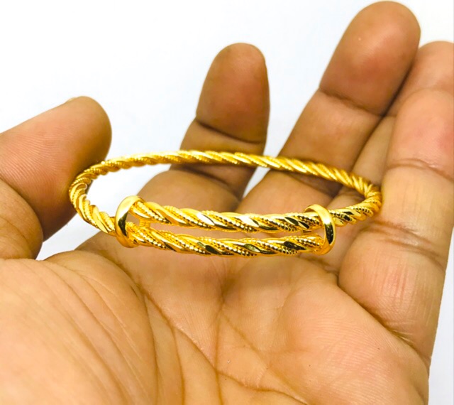 Gelang tangan wanita//gelang serut //gelang bangle bisa di atur besar kecil//gelang