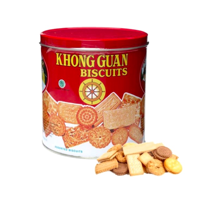 Khong Guan Assorted Biscuit Red Mini 650 gr Kue Lebaran