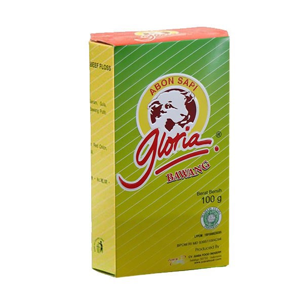 

Gloria Abon Sapi Bawang Box 100 G