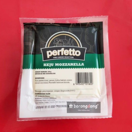 

Perfetto Keju Mozarella 250 Gram