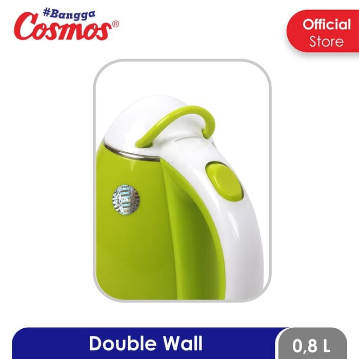 Cosmos CTL-211. Kettle Listrik 0.8L. Daleman Stainless.Baru&amp;Bergaransi Resmi