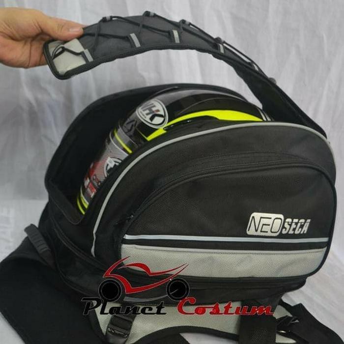 Tas Motor Tailbag Seatbag Tankbag Neo seca kapasitas helm full half face supermoto cross nhk ink