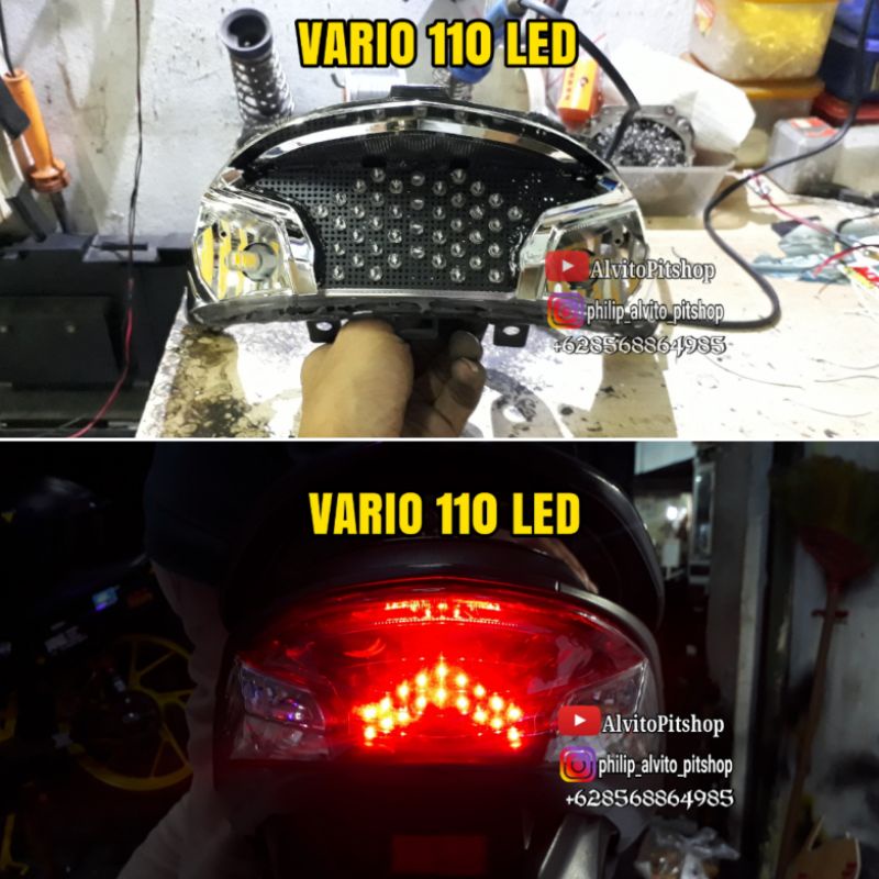 Lampu Rem Vario 110 Fi Running / Custom Stoplamp