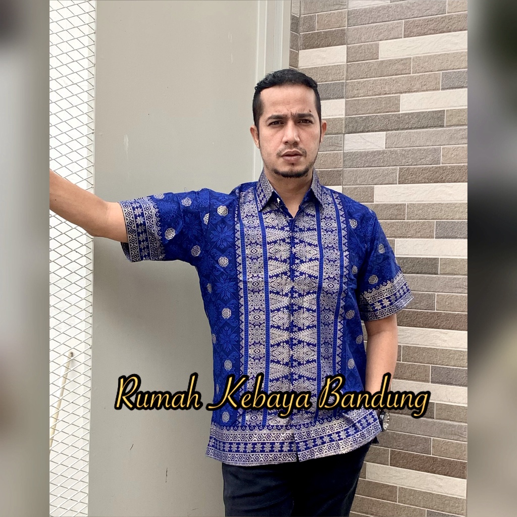 KEMEJA ANISA SONGKET UNTUK COUPLE SETELAN KURUNG ANISA BATIK JUPRI BATIK SONGKET RUMAH KEBAYA BANDUNG RUMAH SONGKET BANDUNG