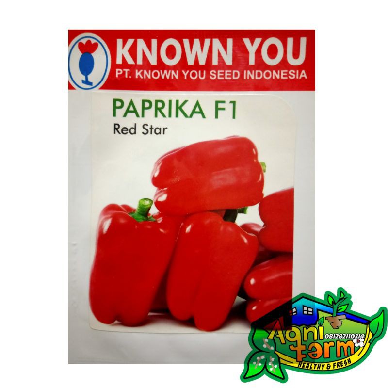 Benih Bibit Paprika F1 Red Star - Known You Seed KYS