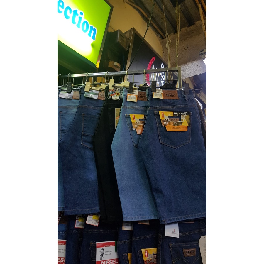 CELANA JEANS PENDEK PRIA TERBARU HARIAN NYAMAN BAHAN DENIM PROMO MURAH