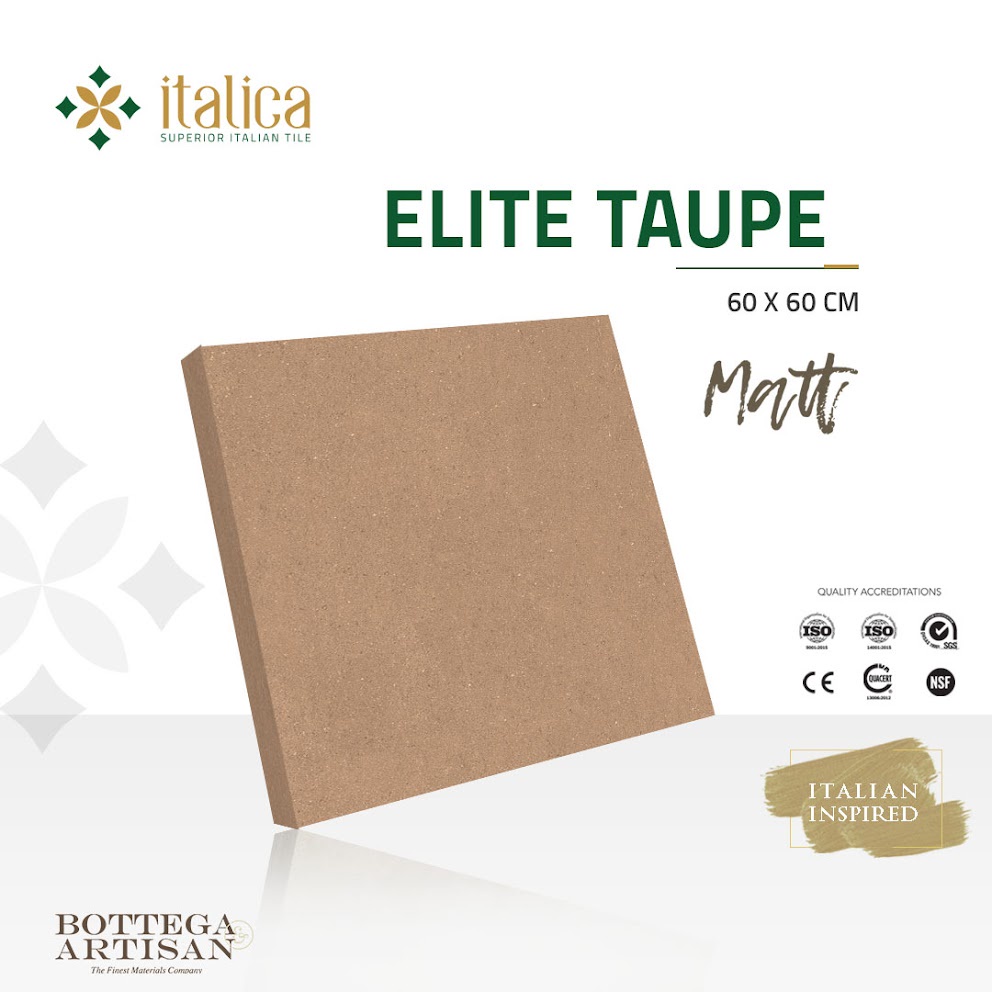 Italica GraniteTile Elite Taupe Matt  60x60 cm