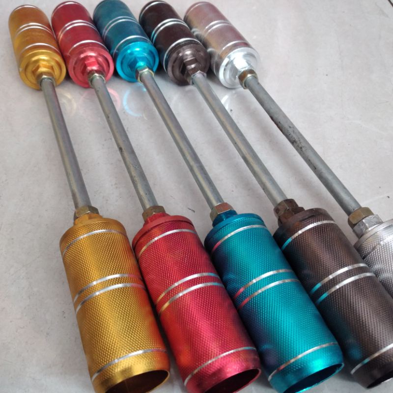 Jalu As Roda depan tabung CNC almunium motor universal vario mio nmax lexi pcx aerox dll