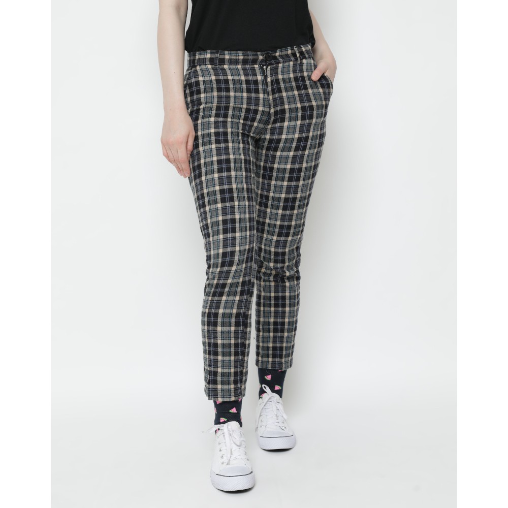 

Erigo Checked Pants Manay Brown