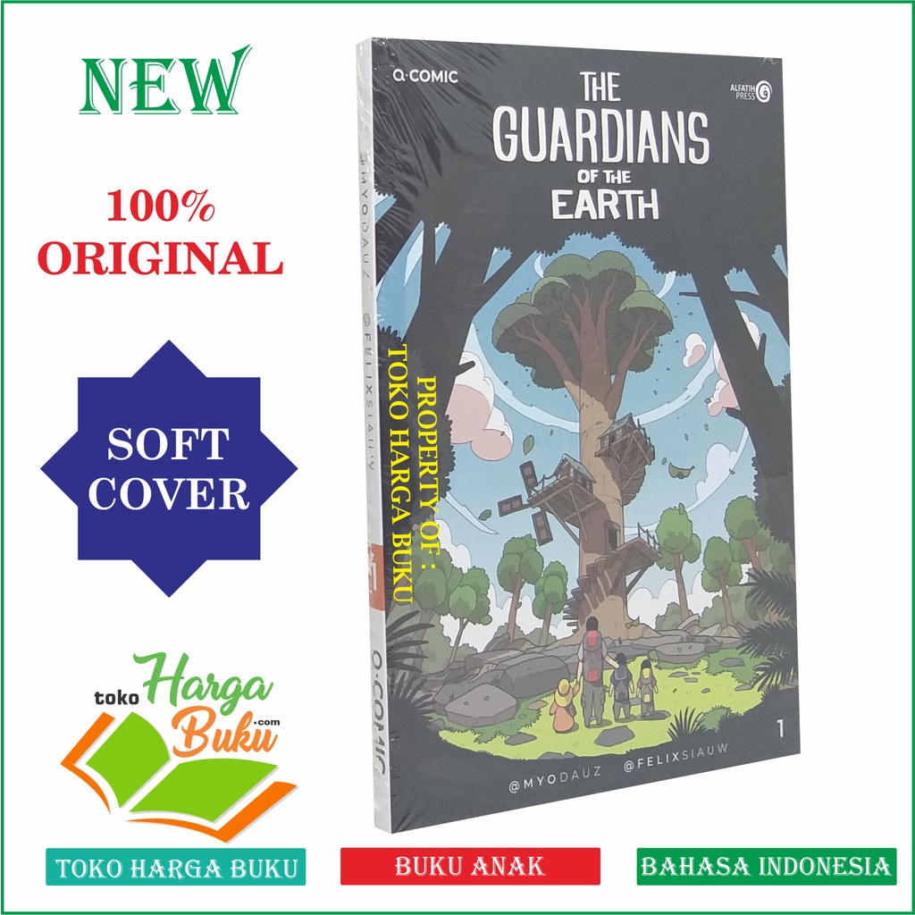 The Guardians of The Earth JILID 1 - Komik Menyelamatkan Bumi Penerbit Alfatih Press
