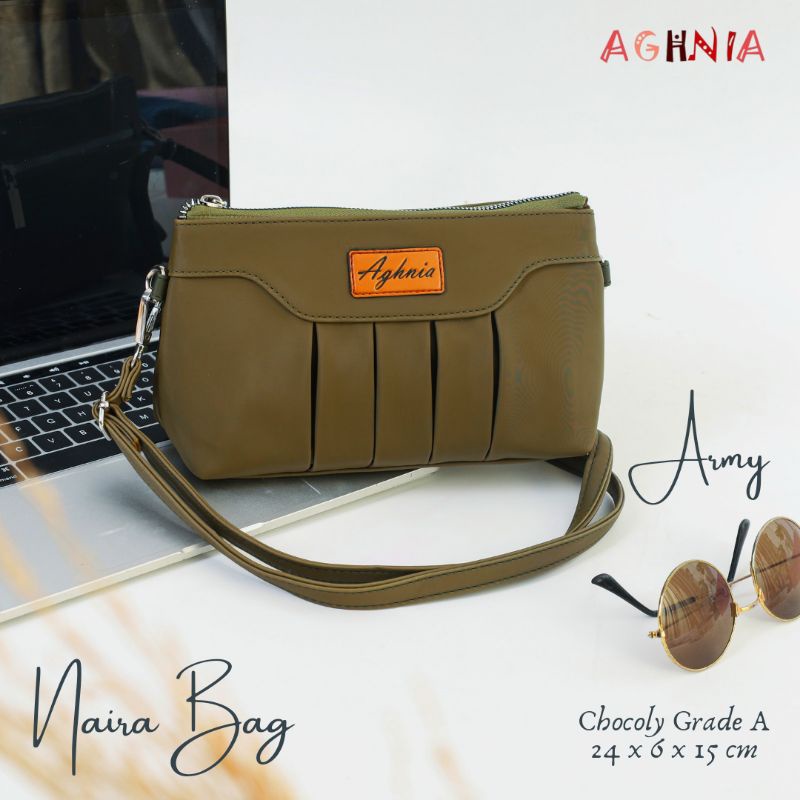 NAIRA BAG BY AGHNIA / TAS SELEMPANG NAIRA / TAS PLISKET / TAS AGHNIA / INOE / BUYA / GABIA