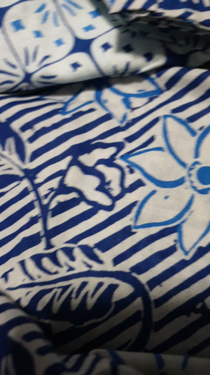 Batik Tunik Shibori Jumputan Terbar /zkl35 Yelbor Navbor / Merkunhi / Original..