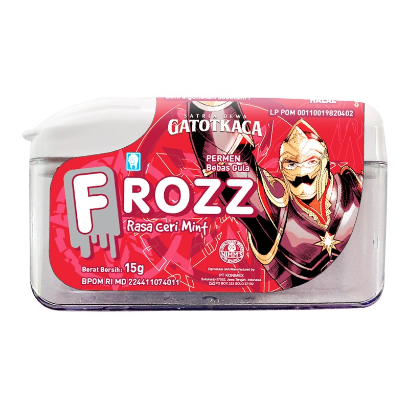 

FROZZ RASA 4 VARIAN RASA EDISI SATRIA GATOT KACA 15G