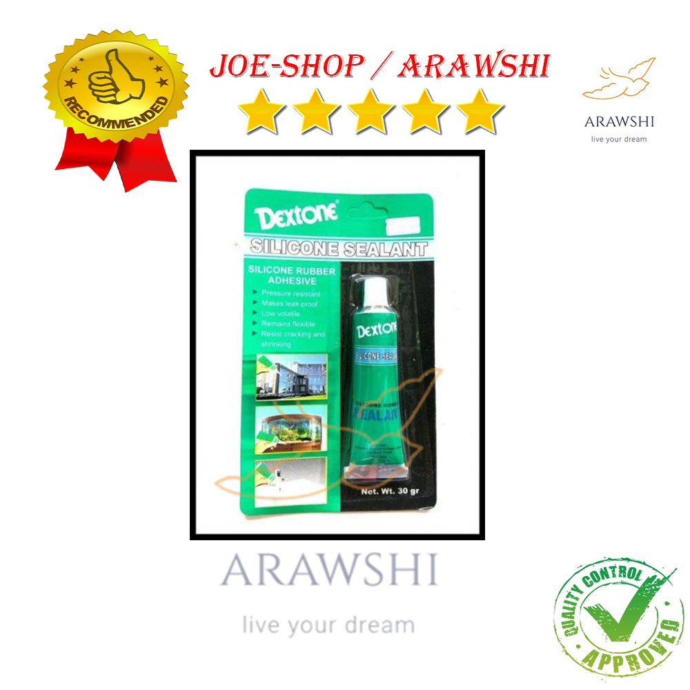 

LEM DEXTONE SILICONE SEALANT 30G LEM KACA SILICONE RUBBER SEALANT