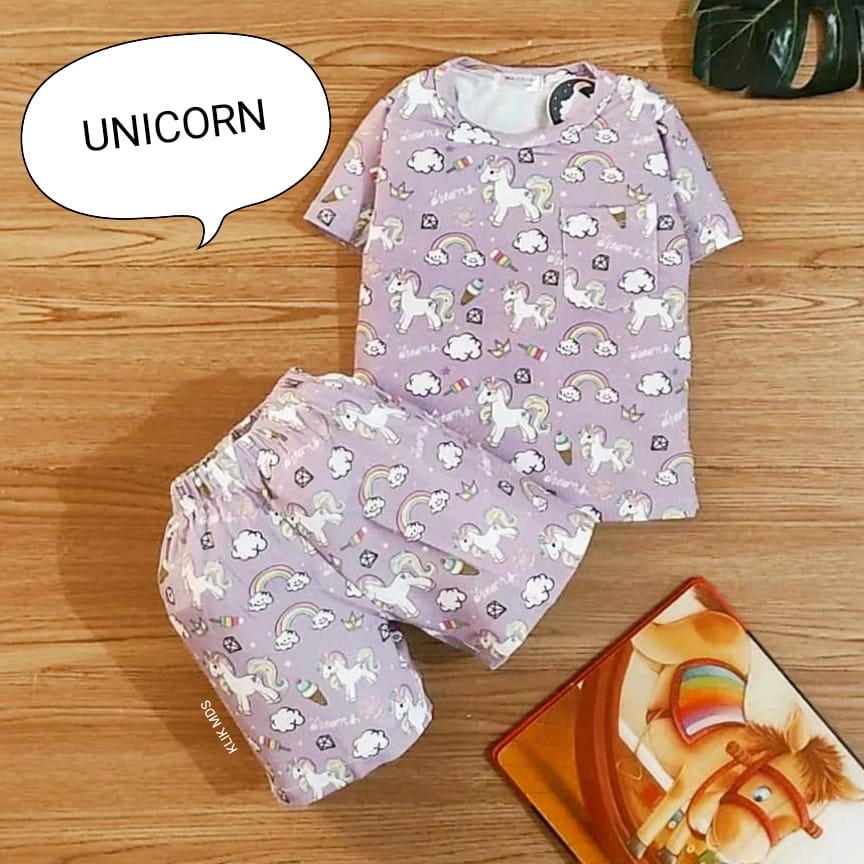 Klik Mds Setelan Baju Anak Bayi Laki-laki Dan Perempuan Aneka Printing estimasi 6 bln-24 bln