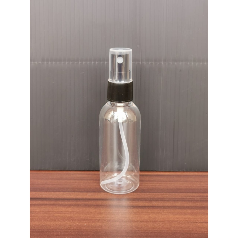 Botol SPRAY Elegant PET 60 ml 60ml.. Bening Clear Transparan..