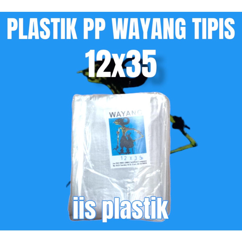 Plastik PP tipis cabe tahu wayang tipis biru Plastik buah 8x25,9x25,10x20,10x25,10x30,11x30,12x35,13x35,15x35,17x35  250gram