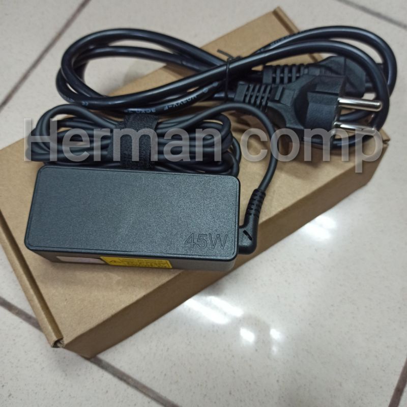 Original Adaptor Charger Laptop Lenovo 20V 2.25A Type C + Kabel Power