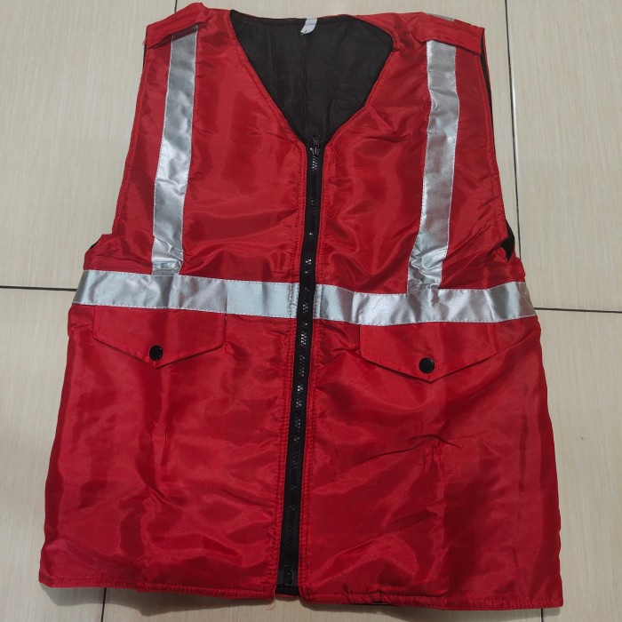 Rompi Safety Parasut Bahan Busa/Dacron